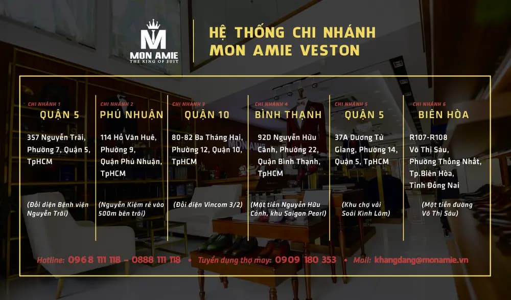 Chúng tôi có phải đặt cọc tiền để tiến hành may Veston hay không ?