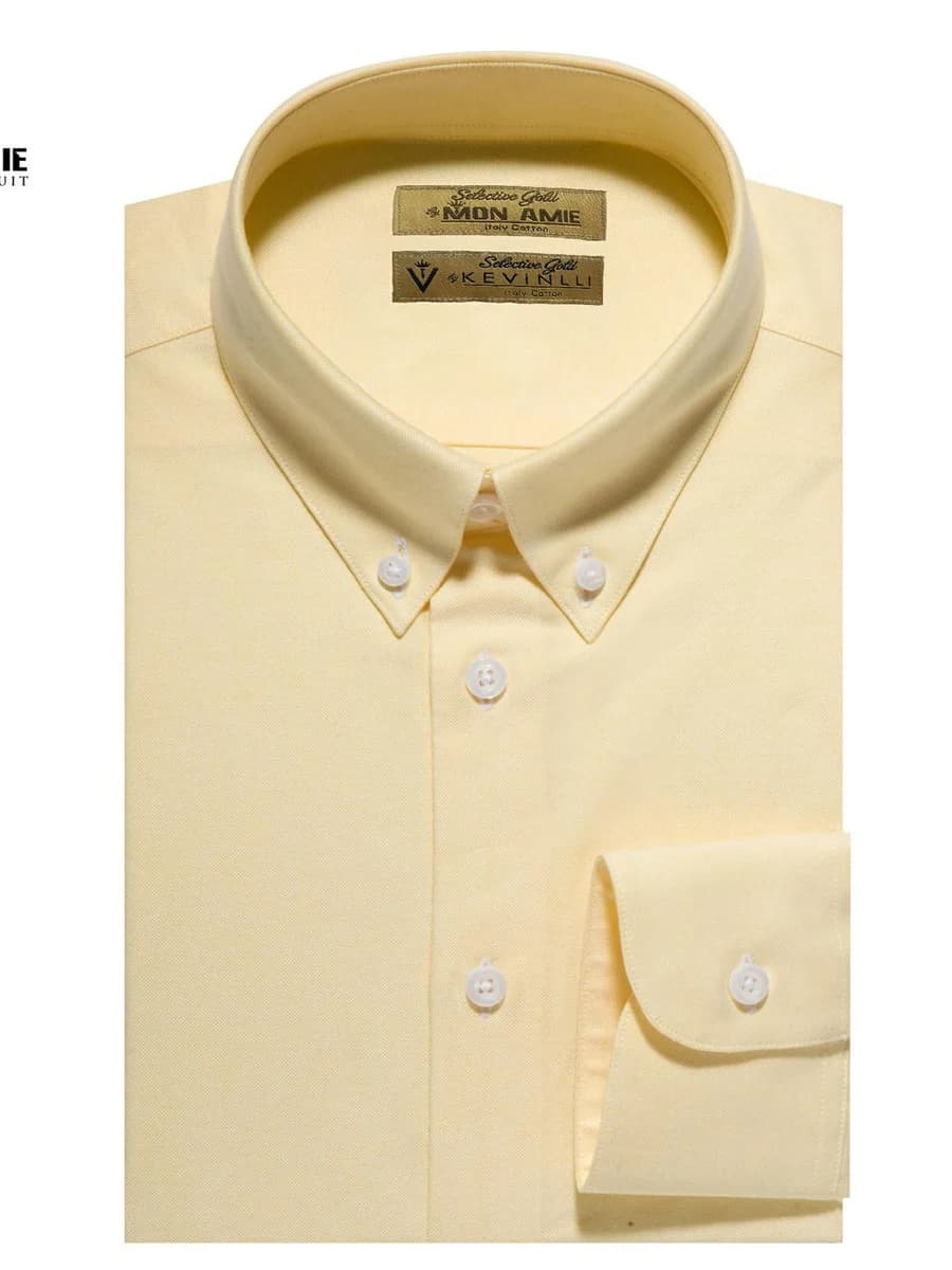Sơ Mi Oxford Vàng Bơ