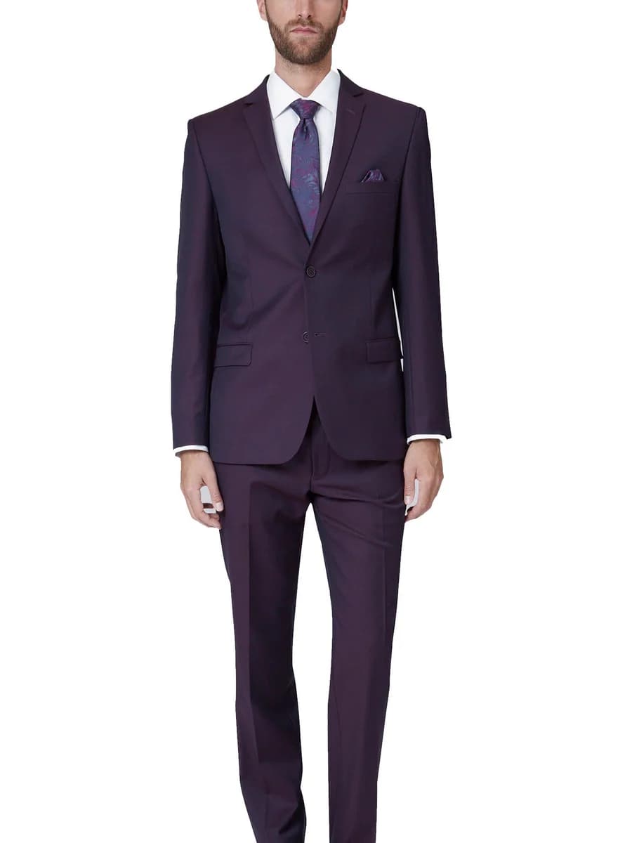 Suit Tím Mận Trầm Hai Nút