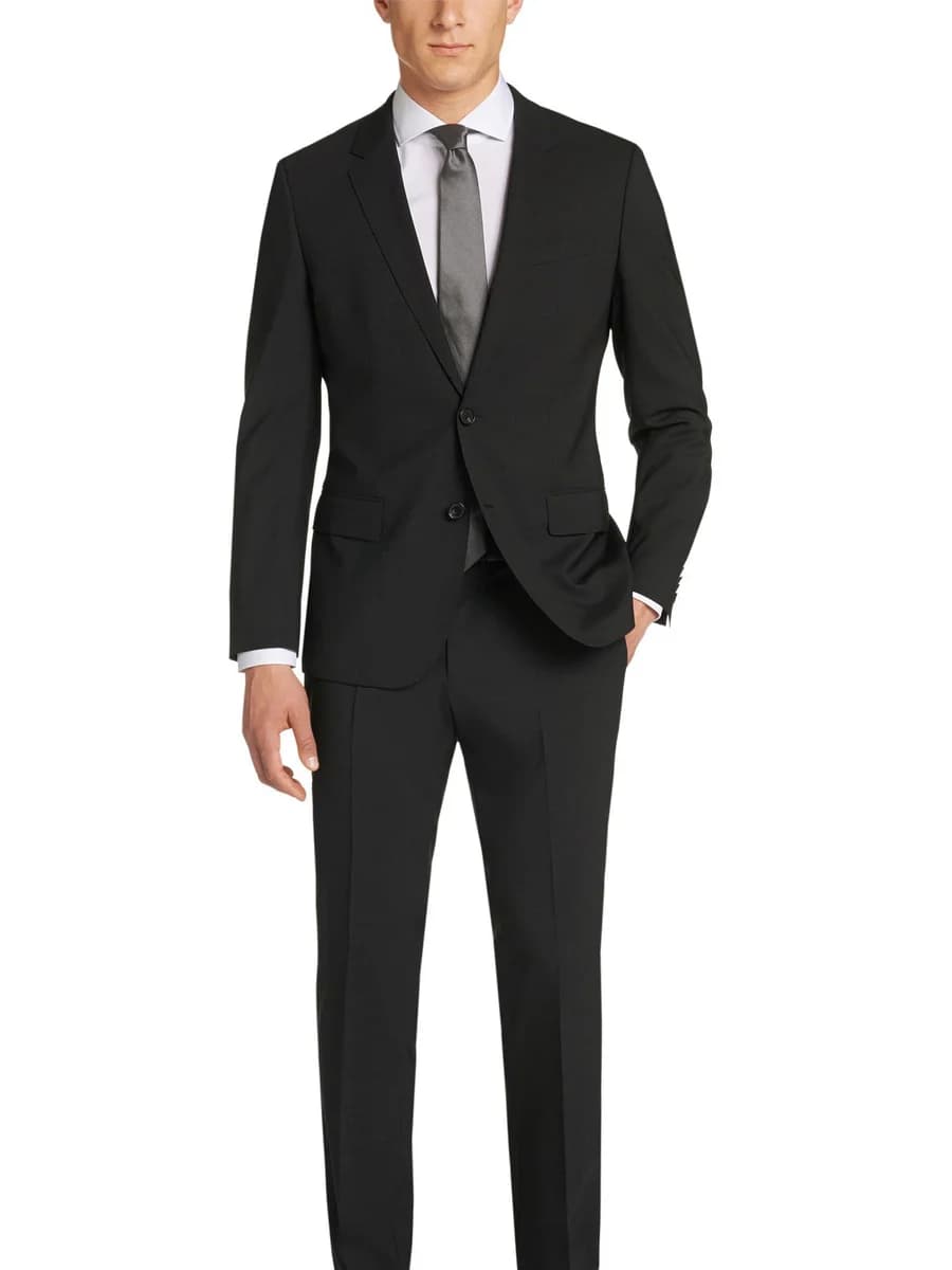 Suit Đen Tuyền Tinh Giản Hai Nút