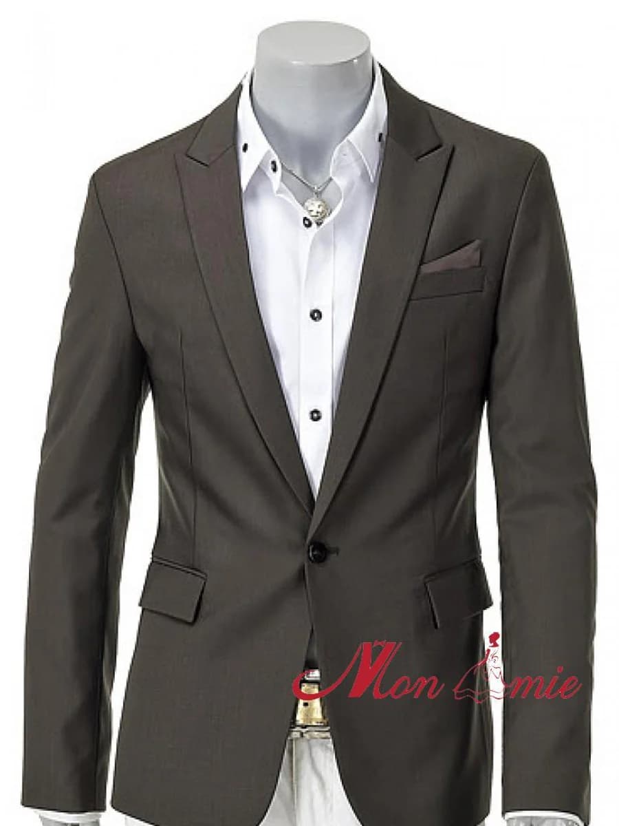 Vest Nâu Sẫm Ve Xếch