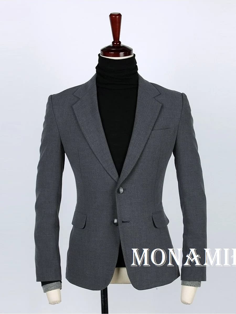 Blazer Xám Chì Dáng Ôm