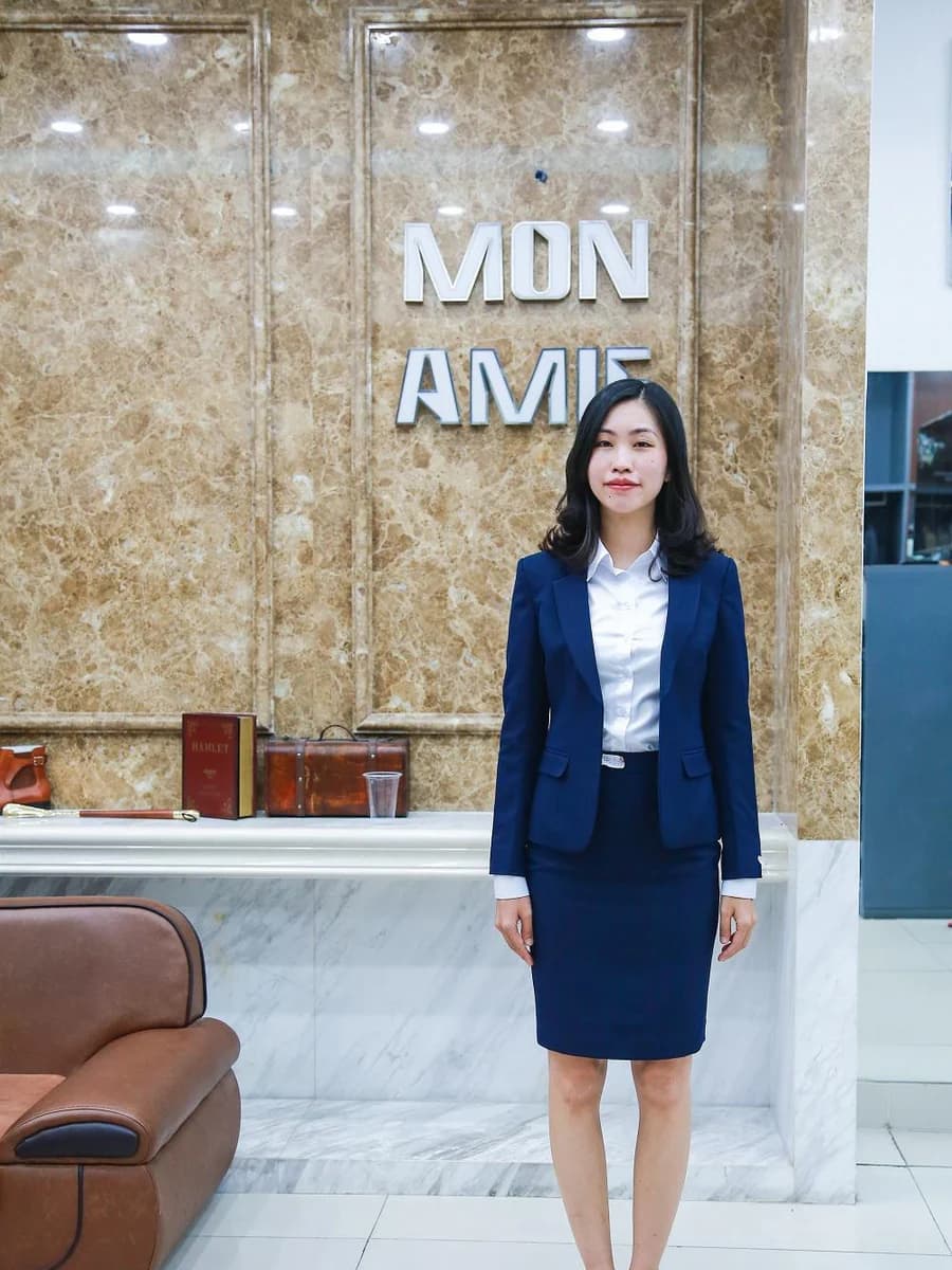 Bộ Vest Navy Chân Váy Bút Chì