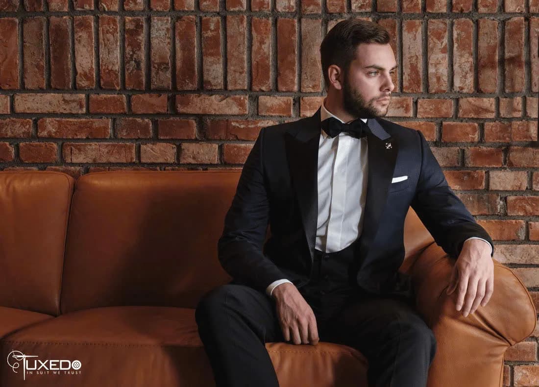 Tuxedo Xanh Đen Ba Mảnh