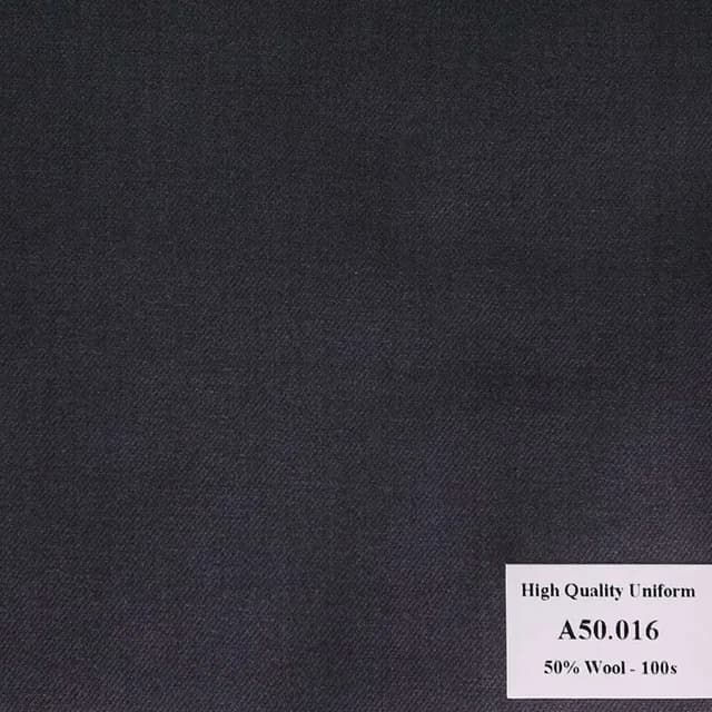 hàng] A50.016 Kevinlli V1 - Vải Suit 50% Wool - Xanh Dương Trơn