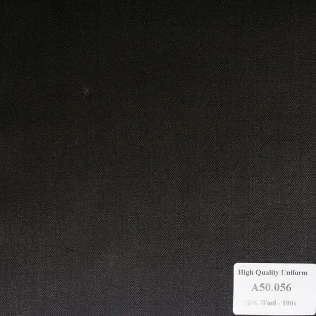 [ Call ] A50.056 Kevinlli V1 - Vải Suit 50% Wool - Nâu Đen Trơn