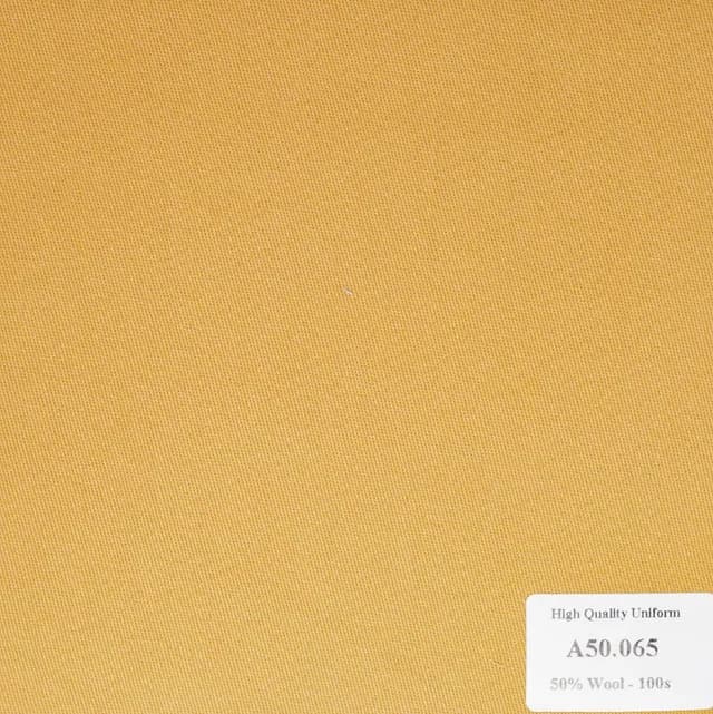 A50.065 Kaki Kevinlli - Vải Kaki - Vàng Trơn