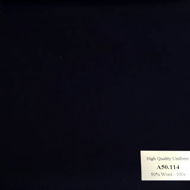 A50.114 Kevinlli V1 - Vải Suit 50% Wool - Xanh đen