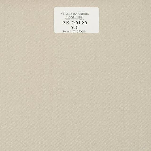AR 2261 86 CANONICO - 100% Wool - Trắng Trơn