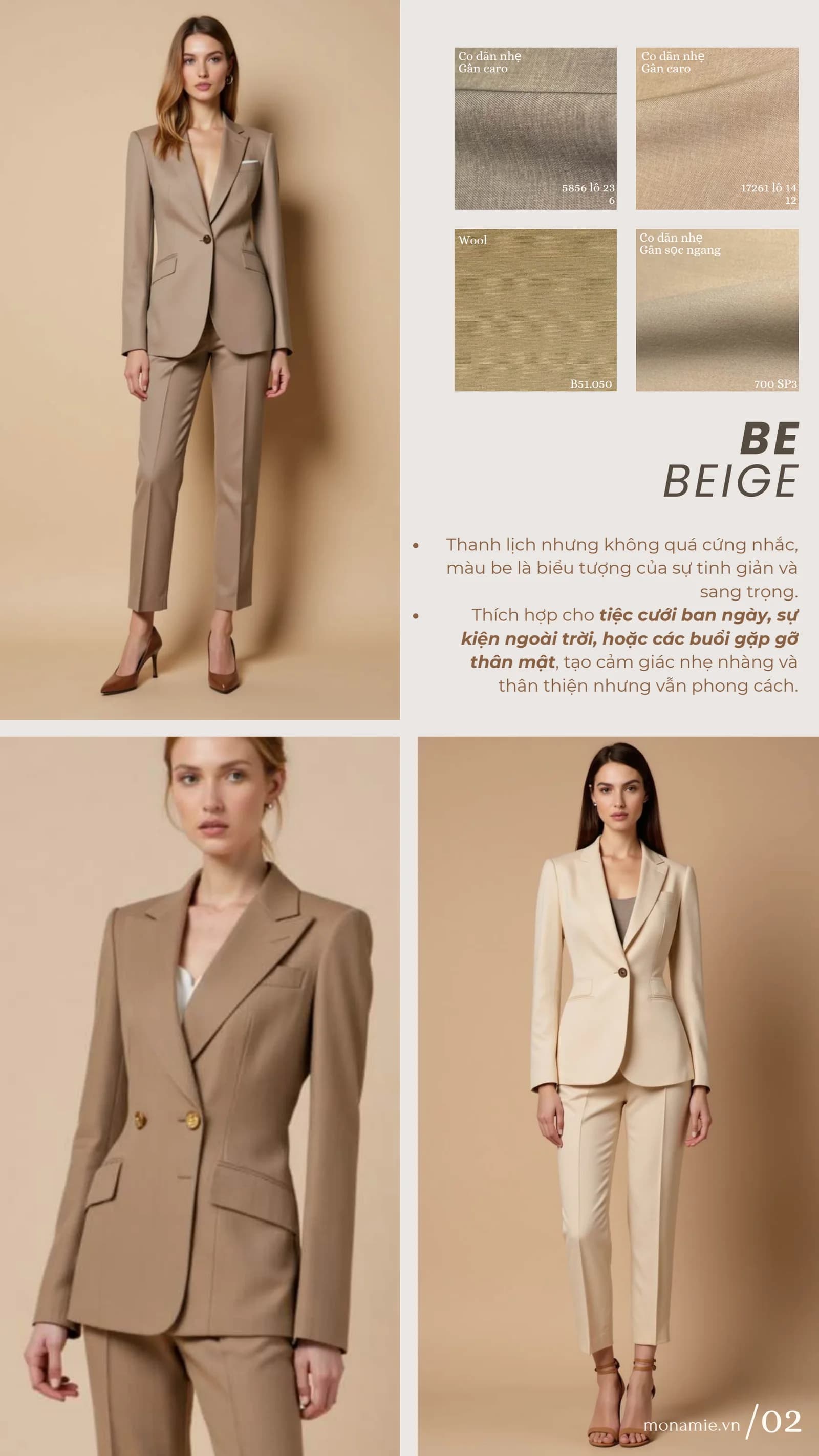 Suit Nữ 2025 — Mon Amie