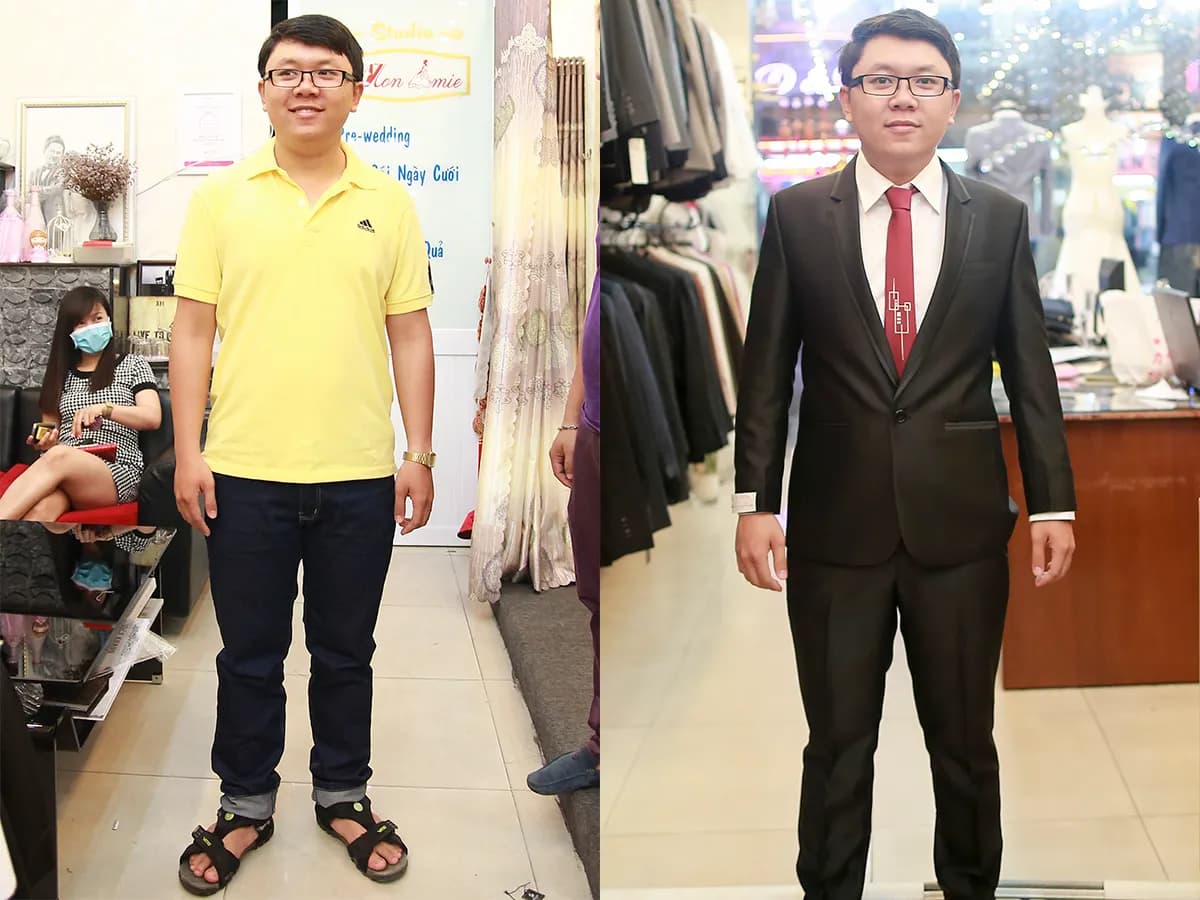 Trước & Sau may đo — Mon Amie