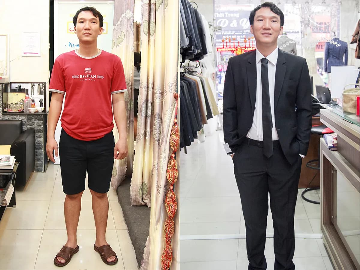 Trước & Sau may đo — Mon Amie
