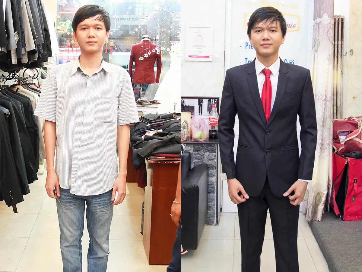 Trước & Sau may đo — Mon Amie