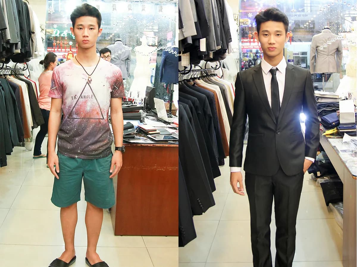 Trước & Sau may đo — Mon Amie