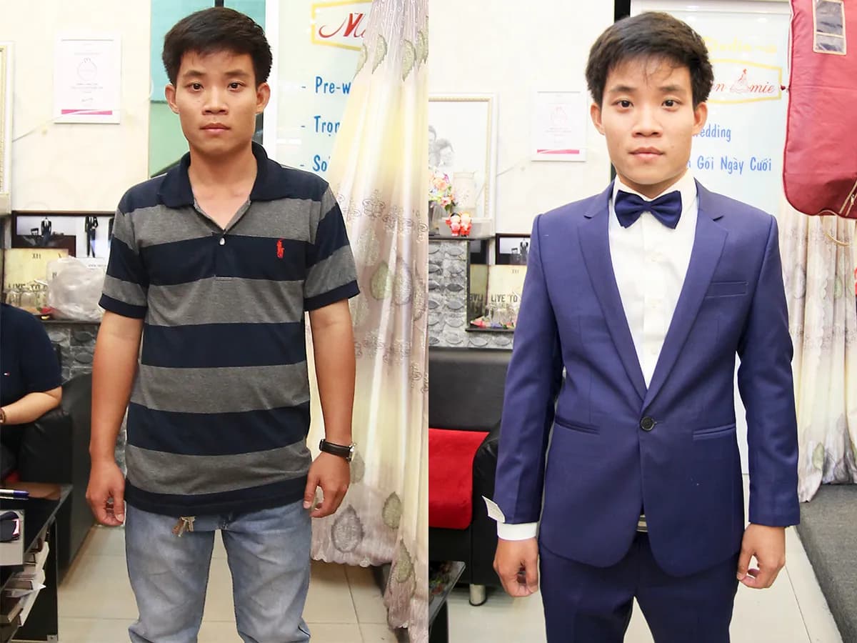 Trước & Sau may đo — Mon Amie