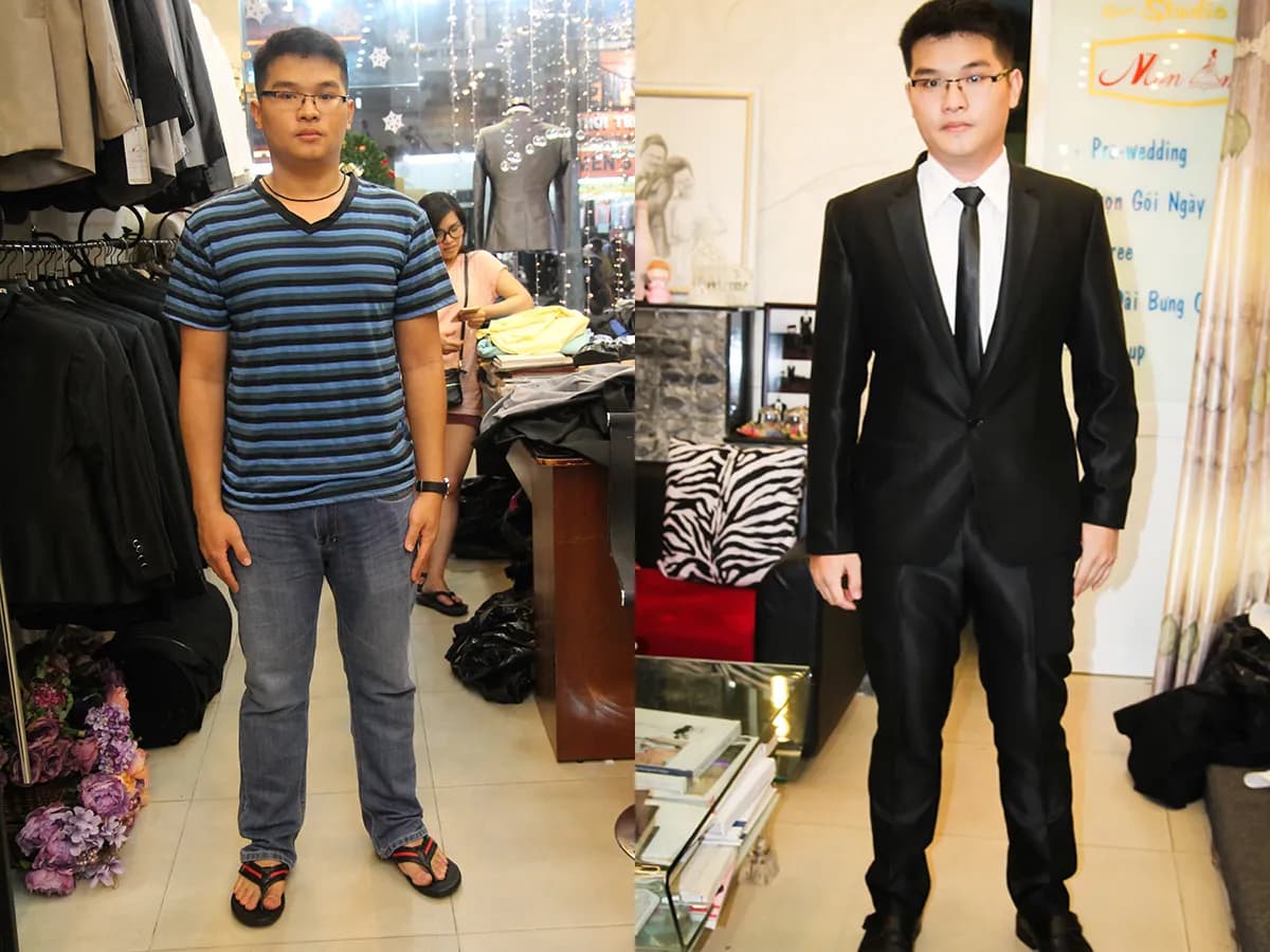 Trước & Sau may đo — Mon Amie
