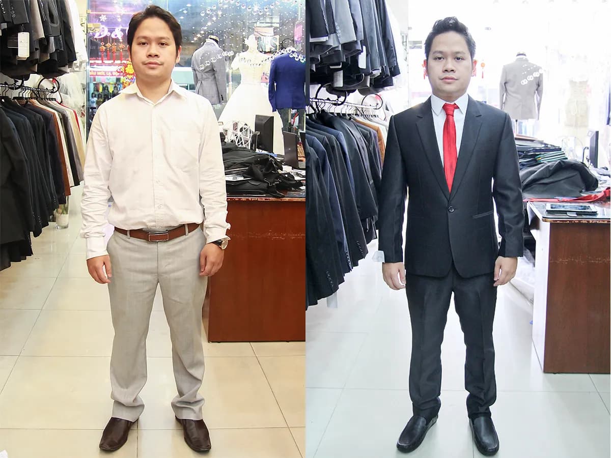 Trước & Sau may đo — Mon Amie