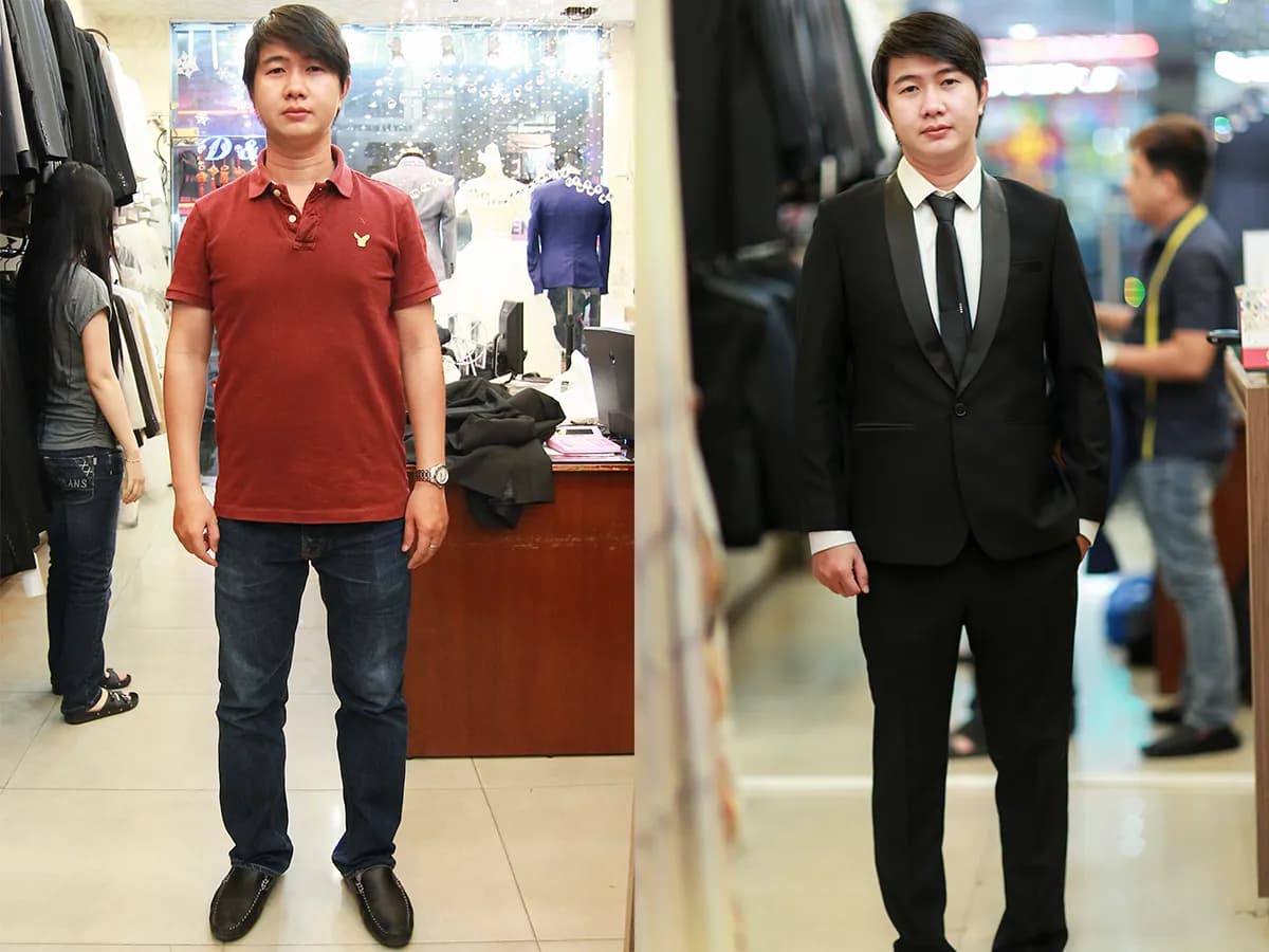 Trước & Sau may đo — Mon Amie