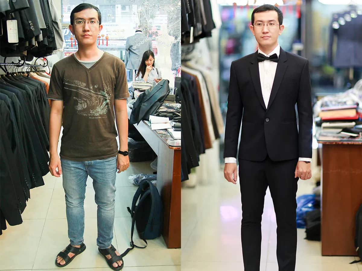 Trước & Sau may đo — Mon Amie
