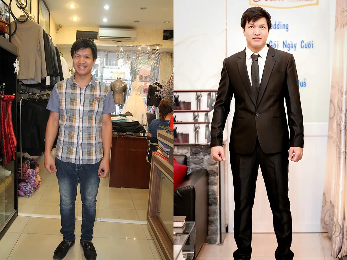 Trước & Sau may đo — Mon Amie