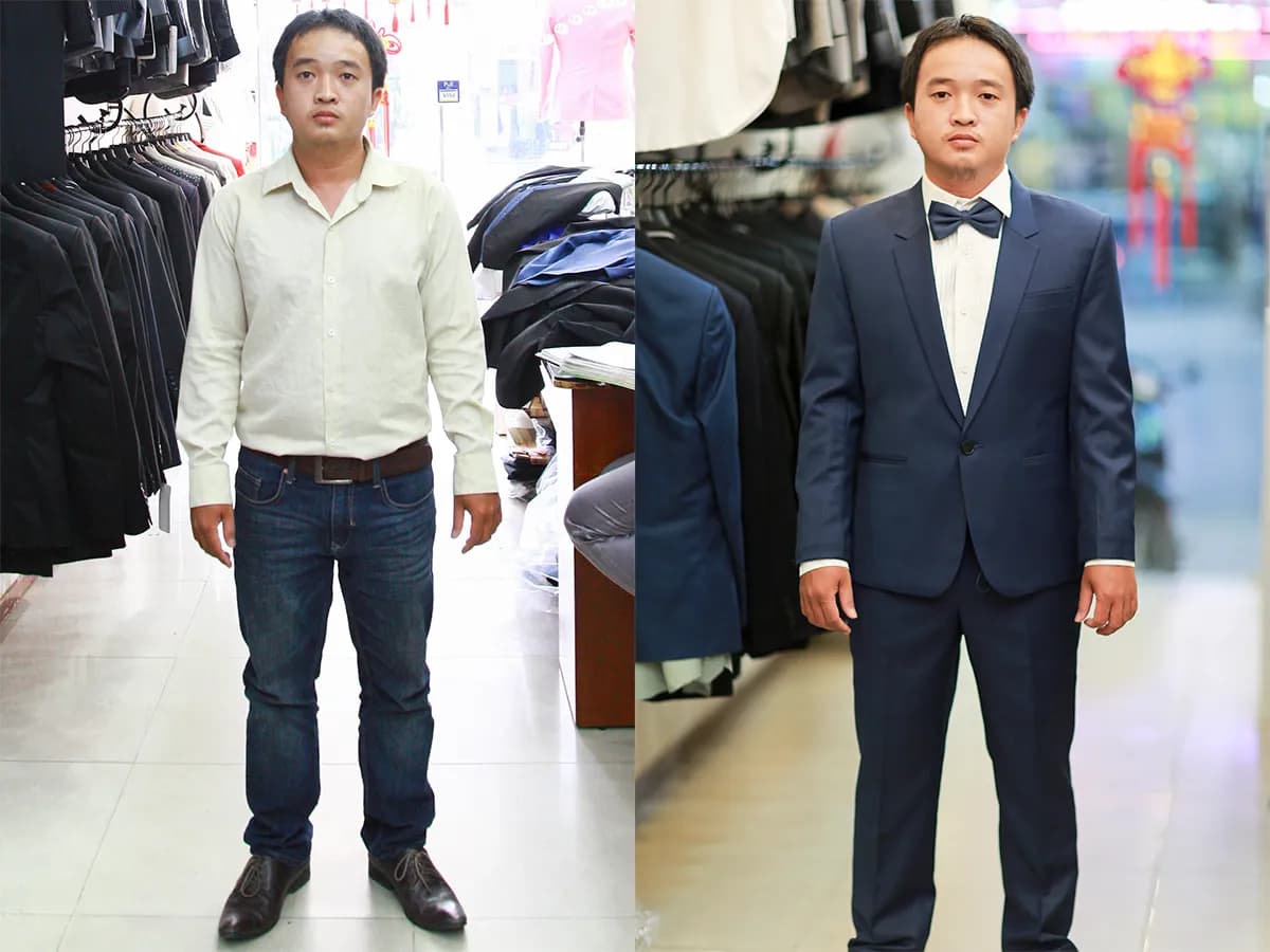 Trước & Sau may đo — Mon Amie