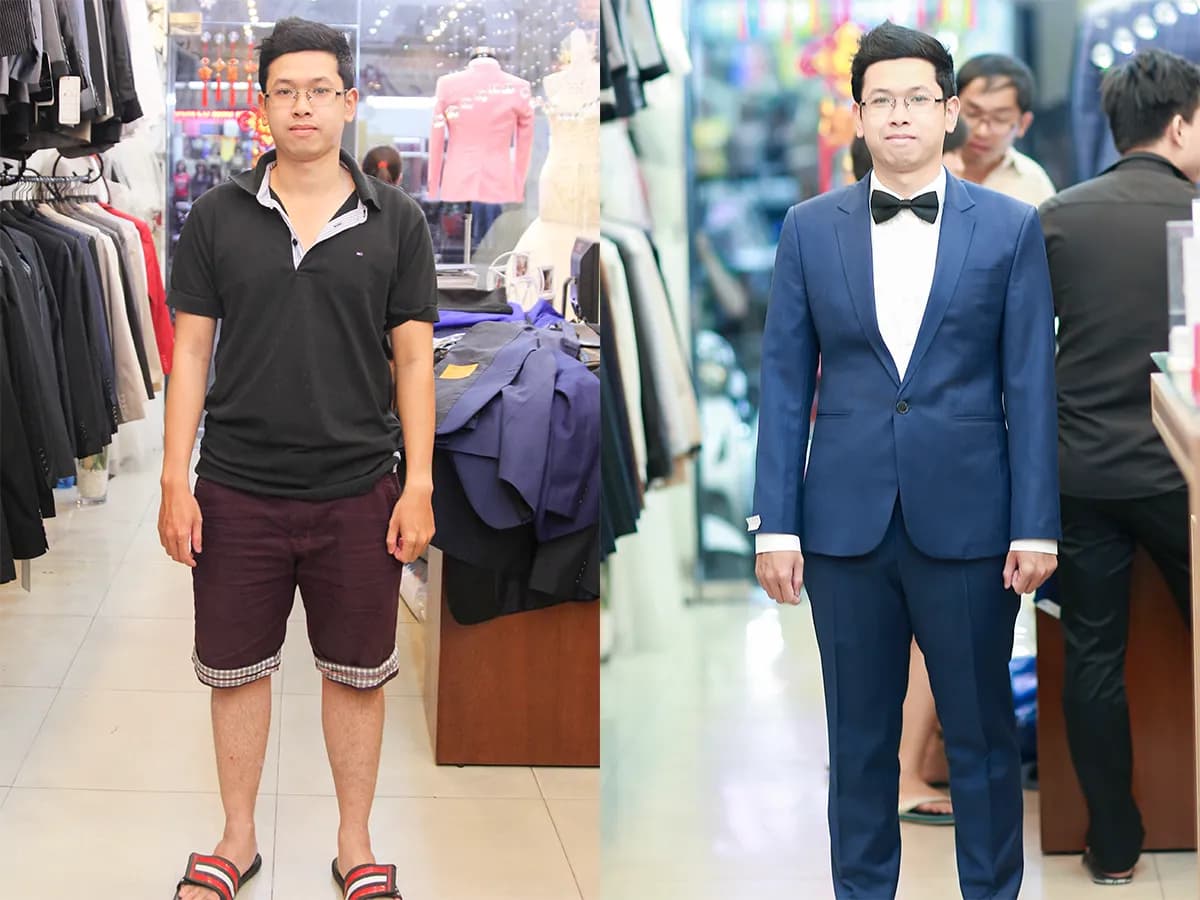 Trước & Sau may đo — Mon Amie