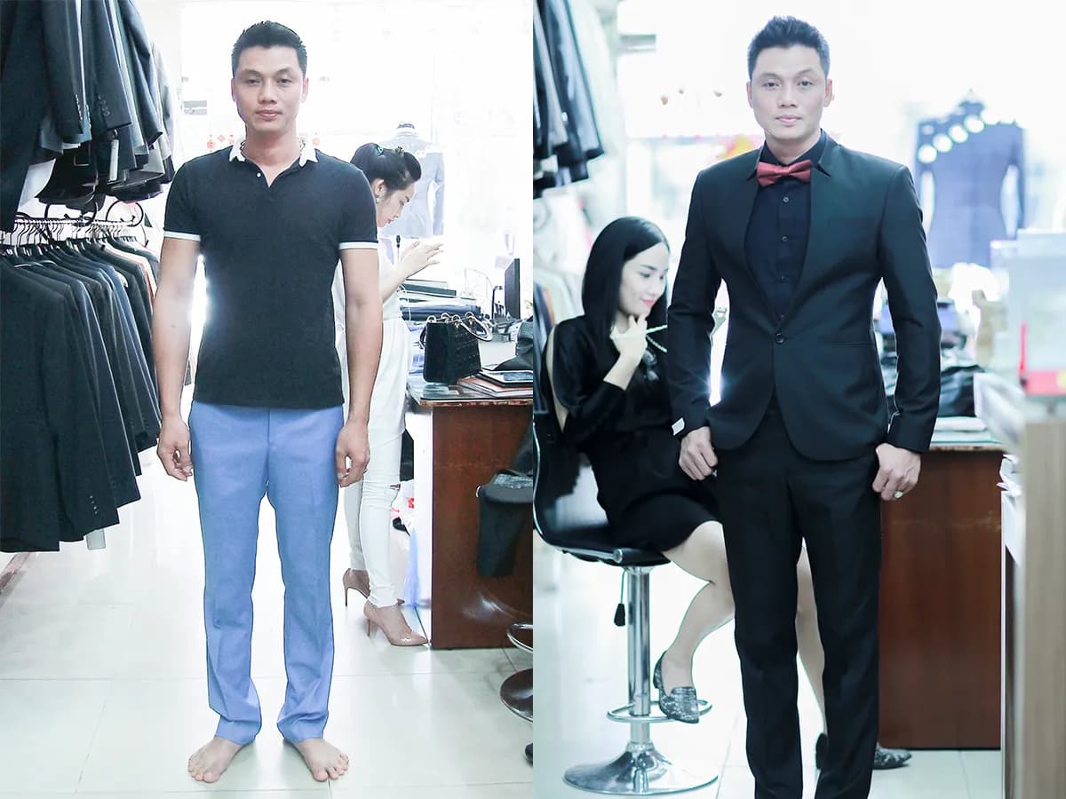 Trước & Sau may đo — Mon Amie