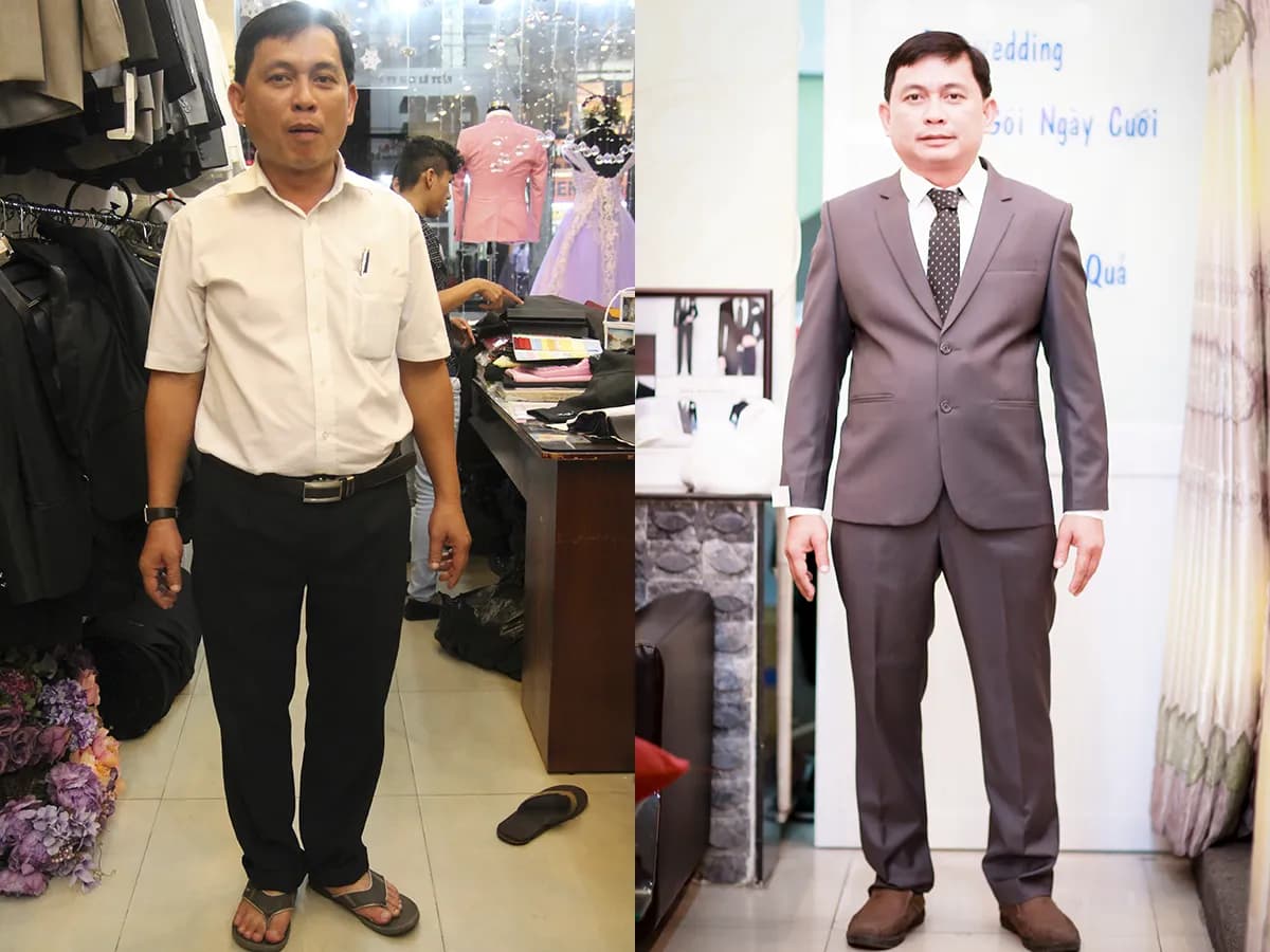 Trước & Sau may đo — Mon Amie