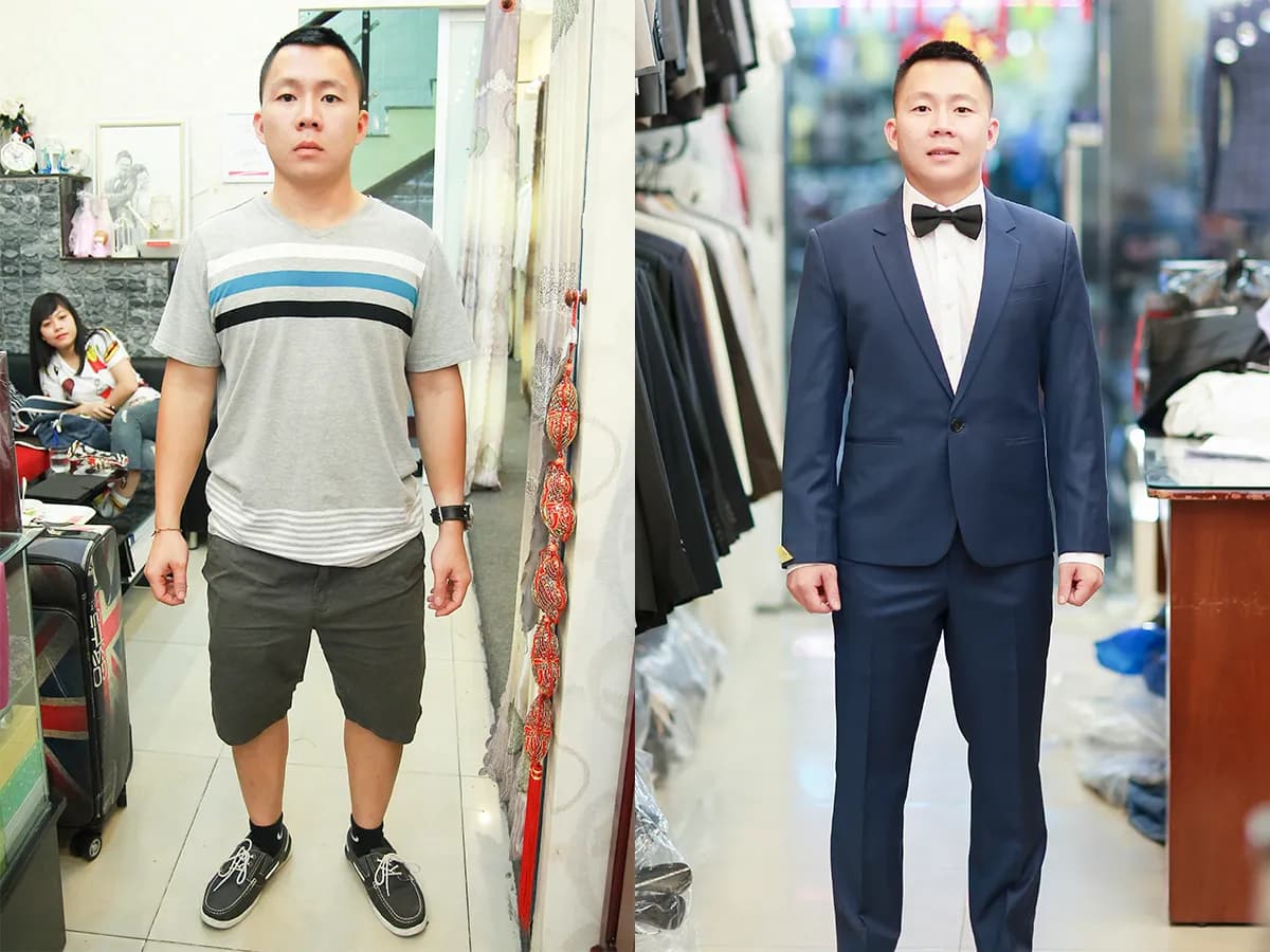 Trước & Sau may đo — Mon Amie