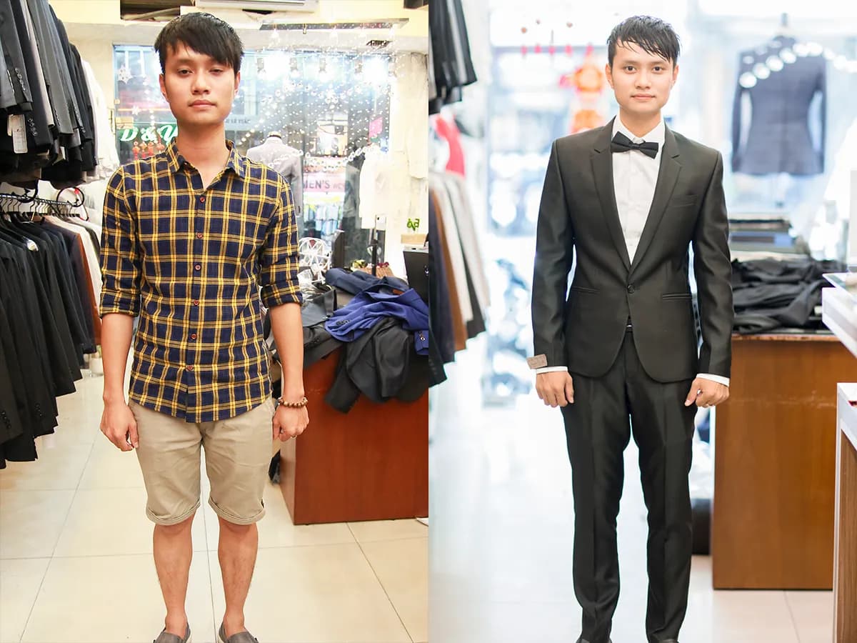 Trước & Sau may đo — Mon Amie