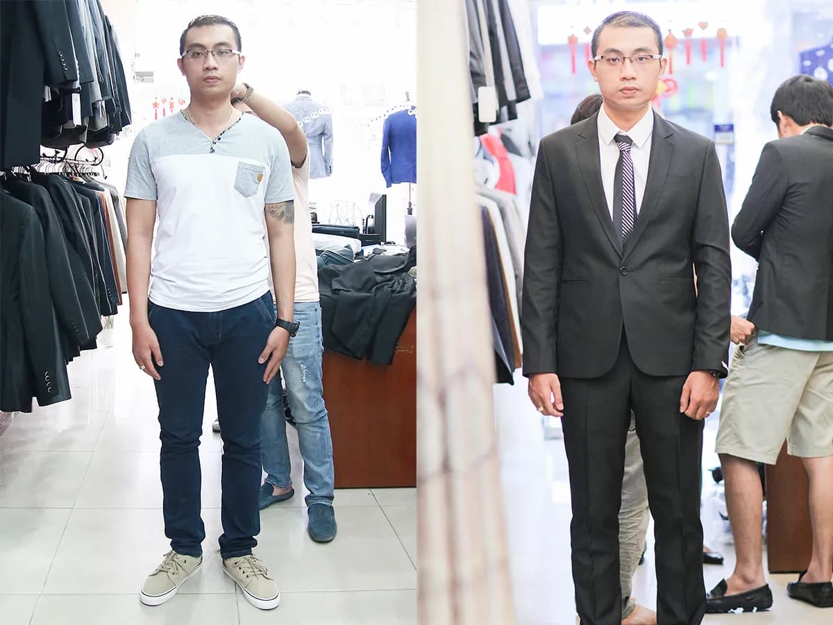 Trước & Sau may đo — Mon Amie
