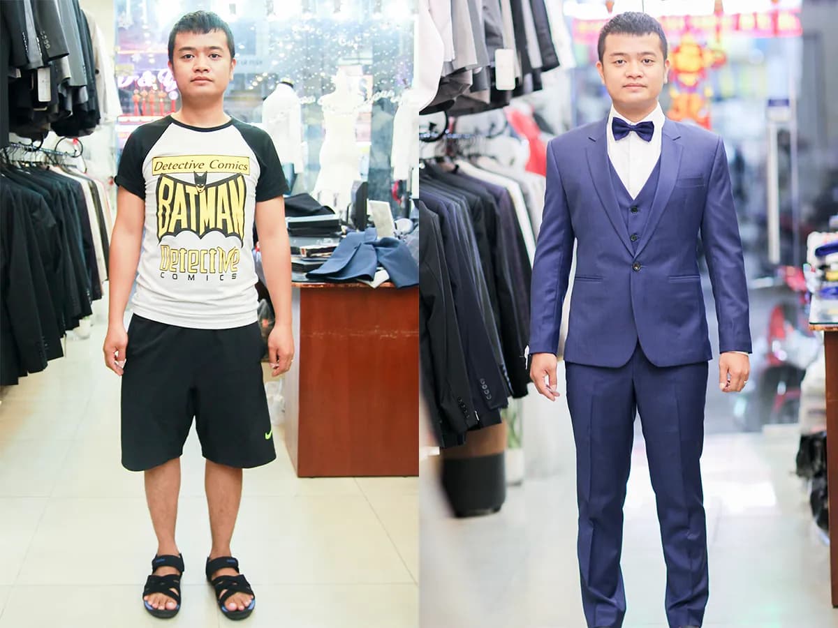Trước & Sau may đo — Mon Amie
