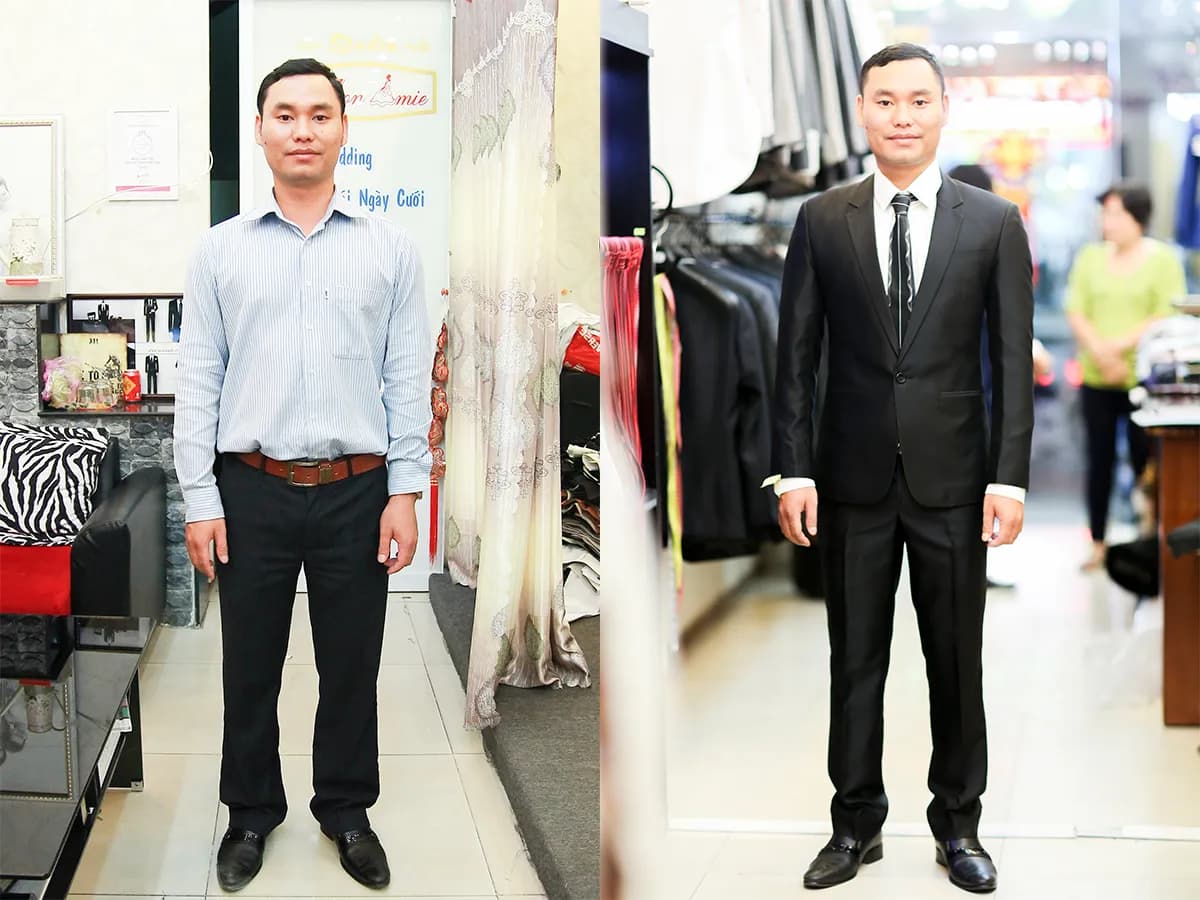 Trước & Sau may đo — Mon Amie