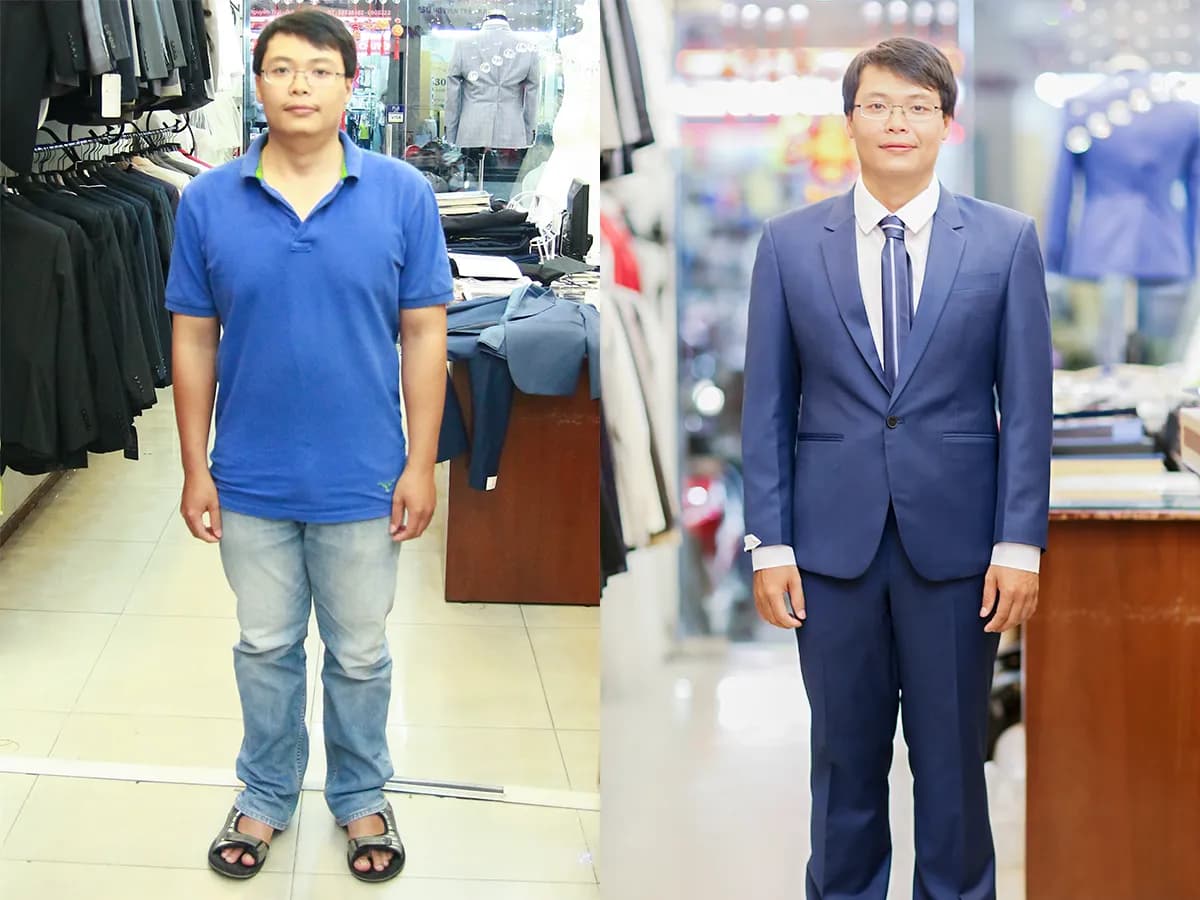 Trước & Sau may đo — Mon Amie