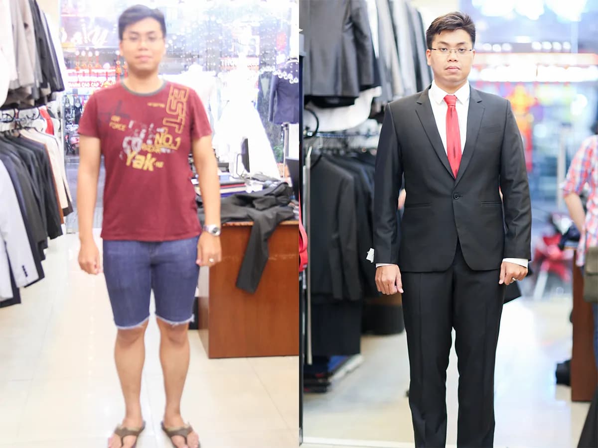 Trước & Sau may đo — Mon Amie