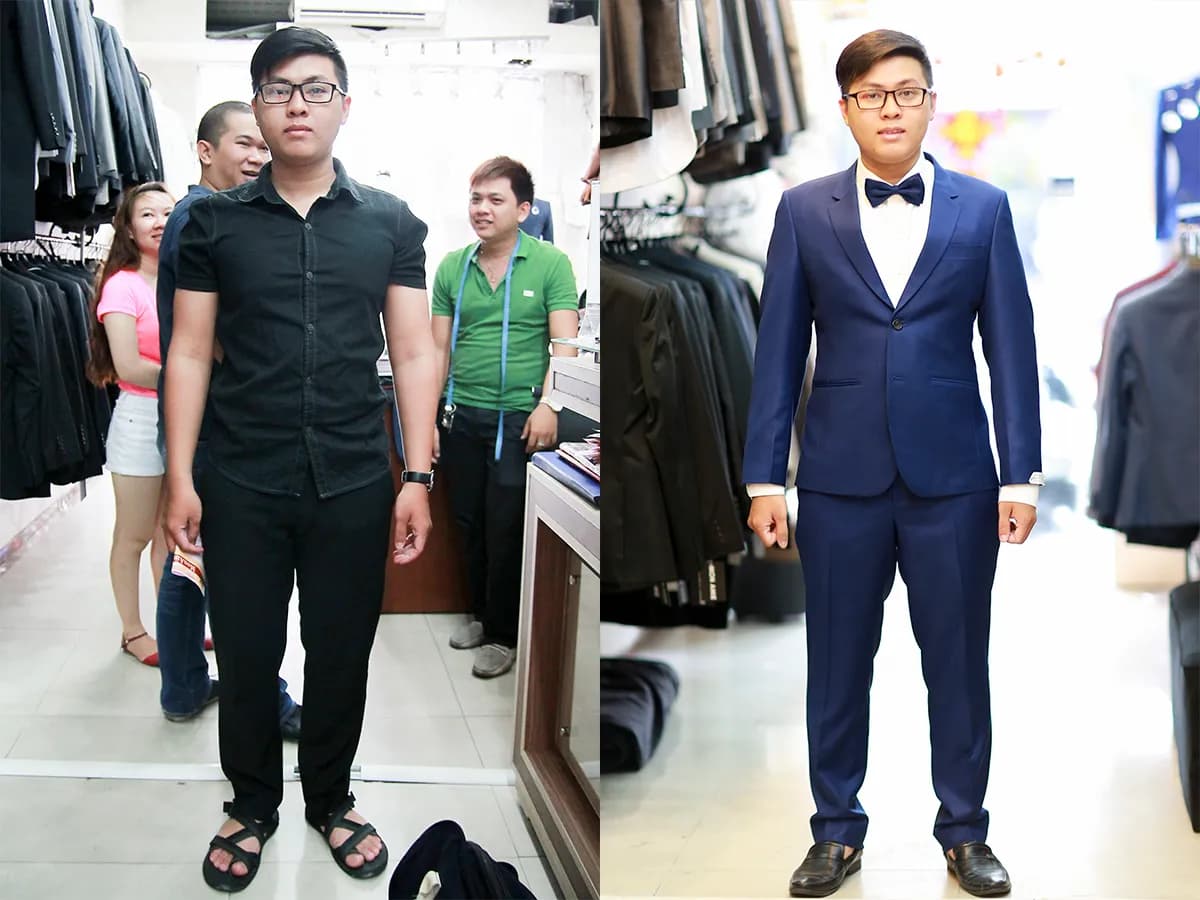 Trước & Sau may đo — Mon Amie