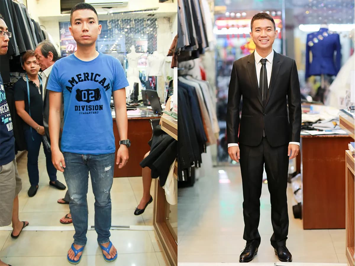 Trước & Sau may đo — Mon Amie