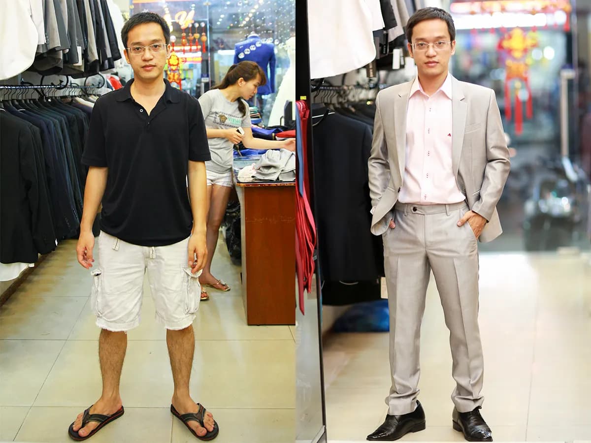 Trước & Sau may đo — Mon Amie