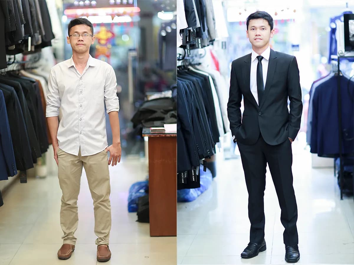 Trước & Sau may đo — Mon Amie
