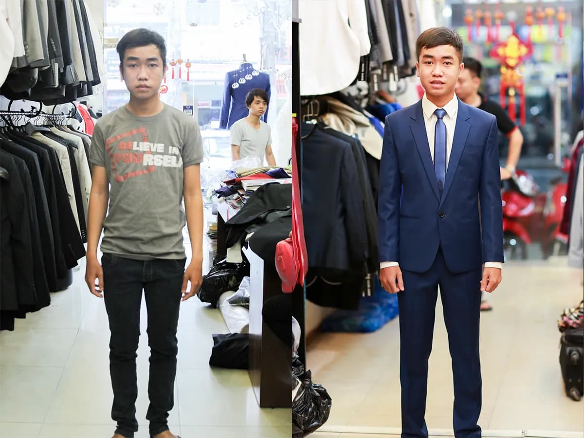 Trước & Sau may đo — Mon Amie