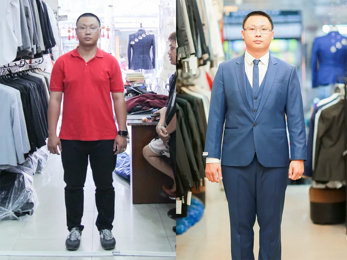 Trước & Sau may đo — Mon Amie