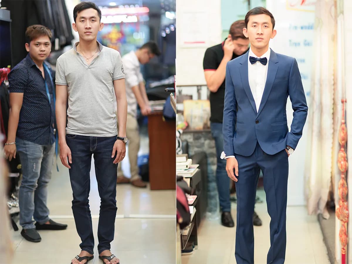 Trước & Sau may đo — Mon Amie