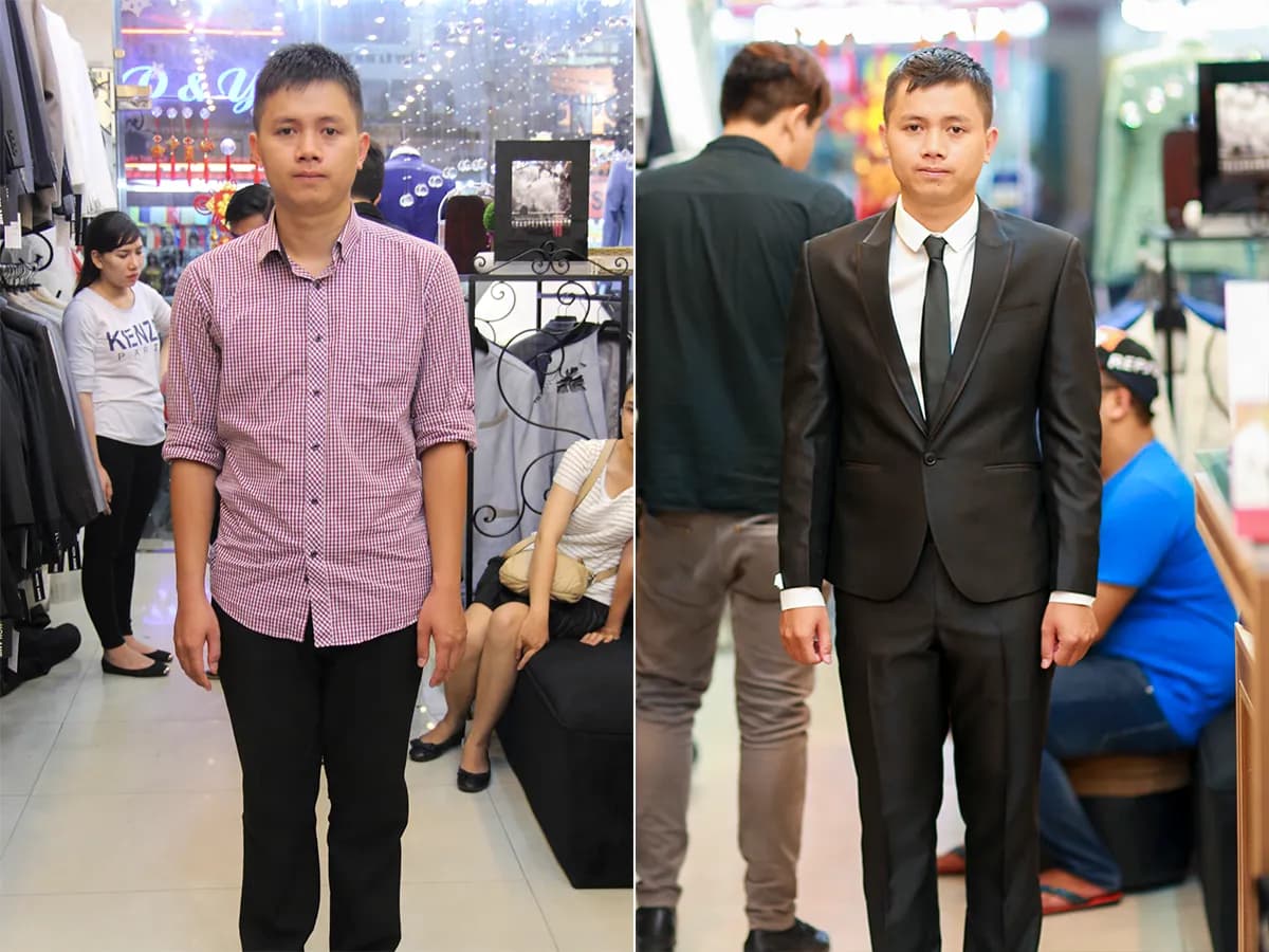 Trước & Sau may đo — Mon Amie