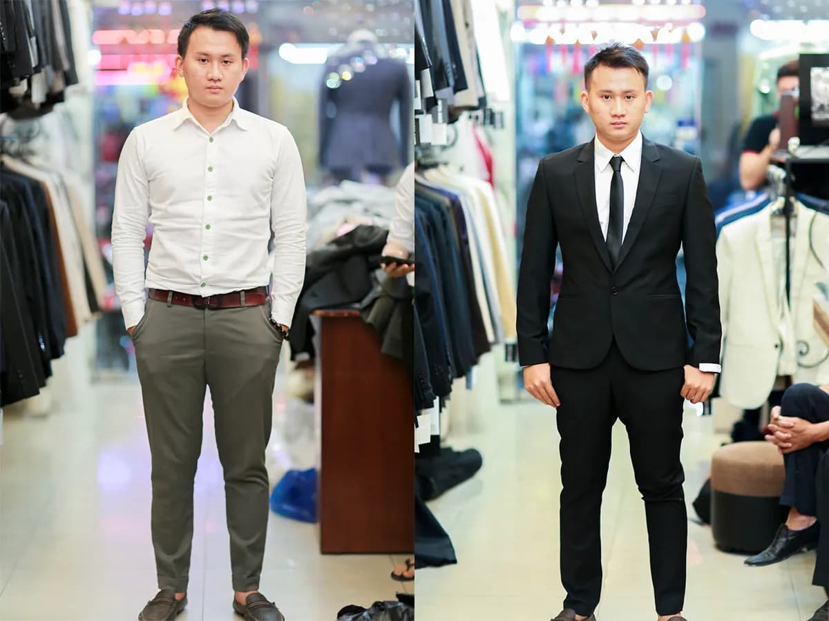Trước & Sau may đo — Mon Amie