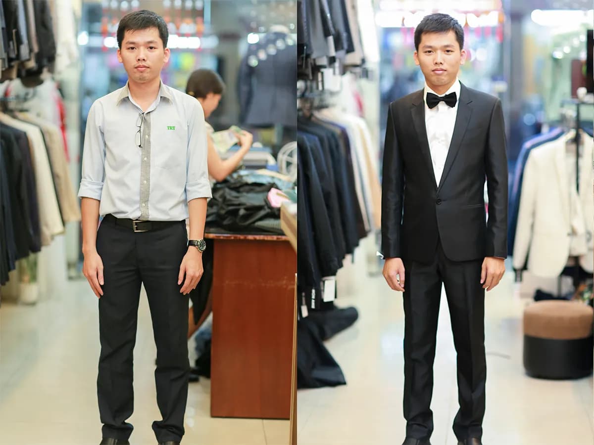 Trước & Sau may đo — Mon Amie