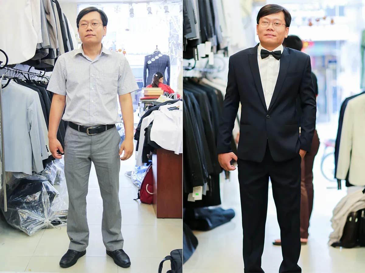 Trước & Sau may đo — Mon Amie