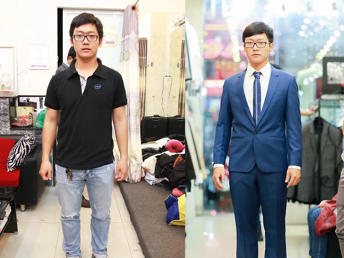 Trước & Sau may đo — Mon Amie
