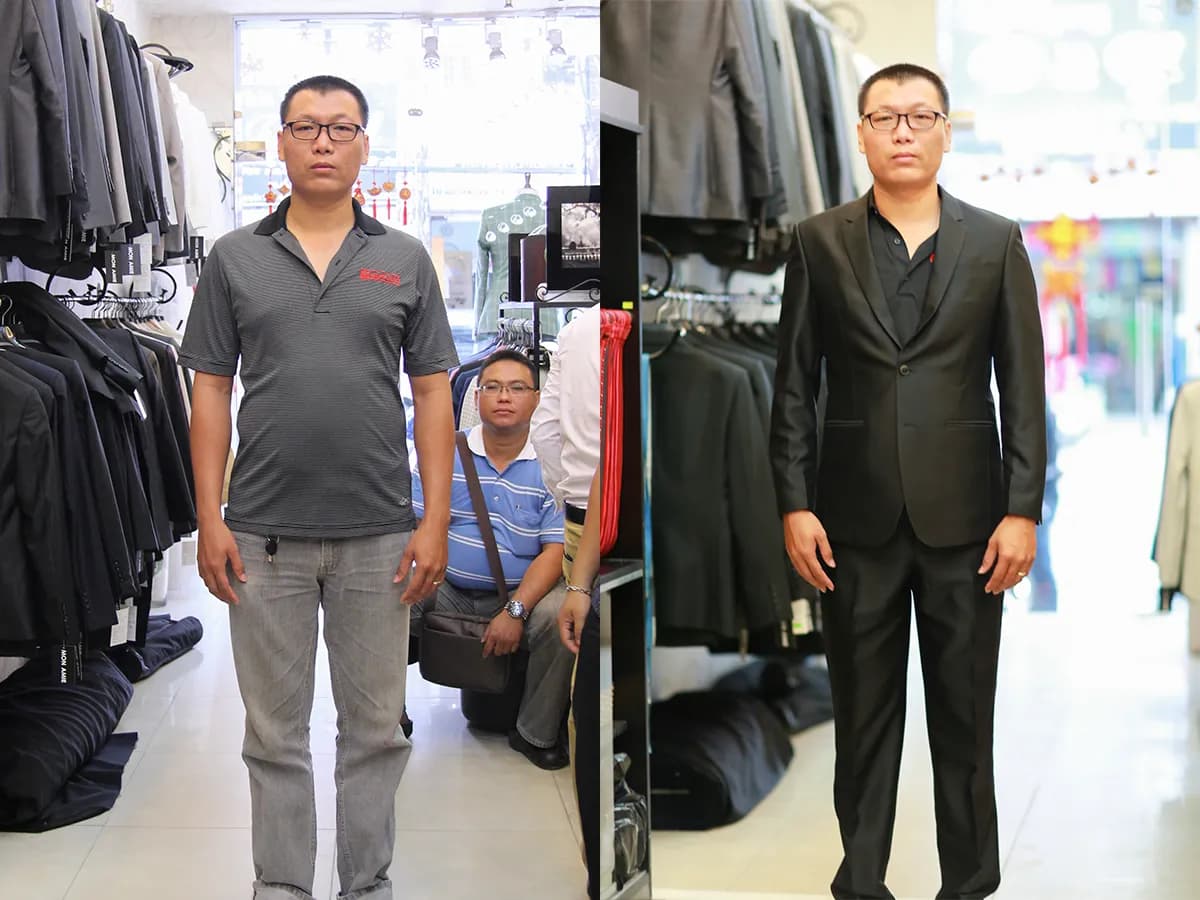 Trước & Sau may đo — Mon Amie