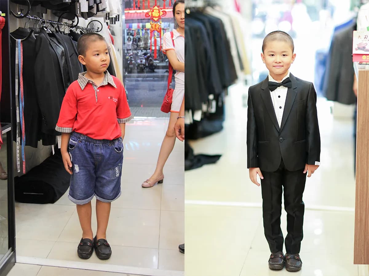 Trước & Sau may đo — Mon Amie