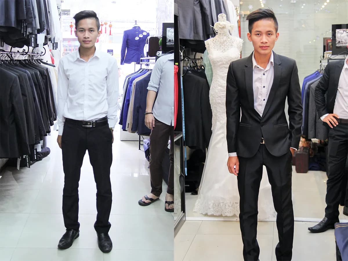 Trước & Sau may đo — Mon Amie